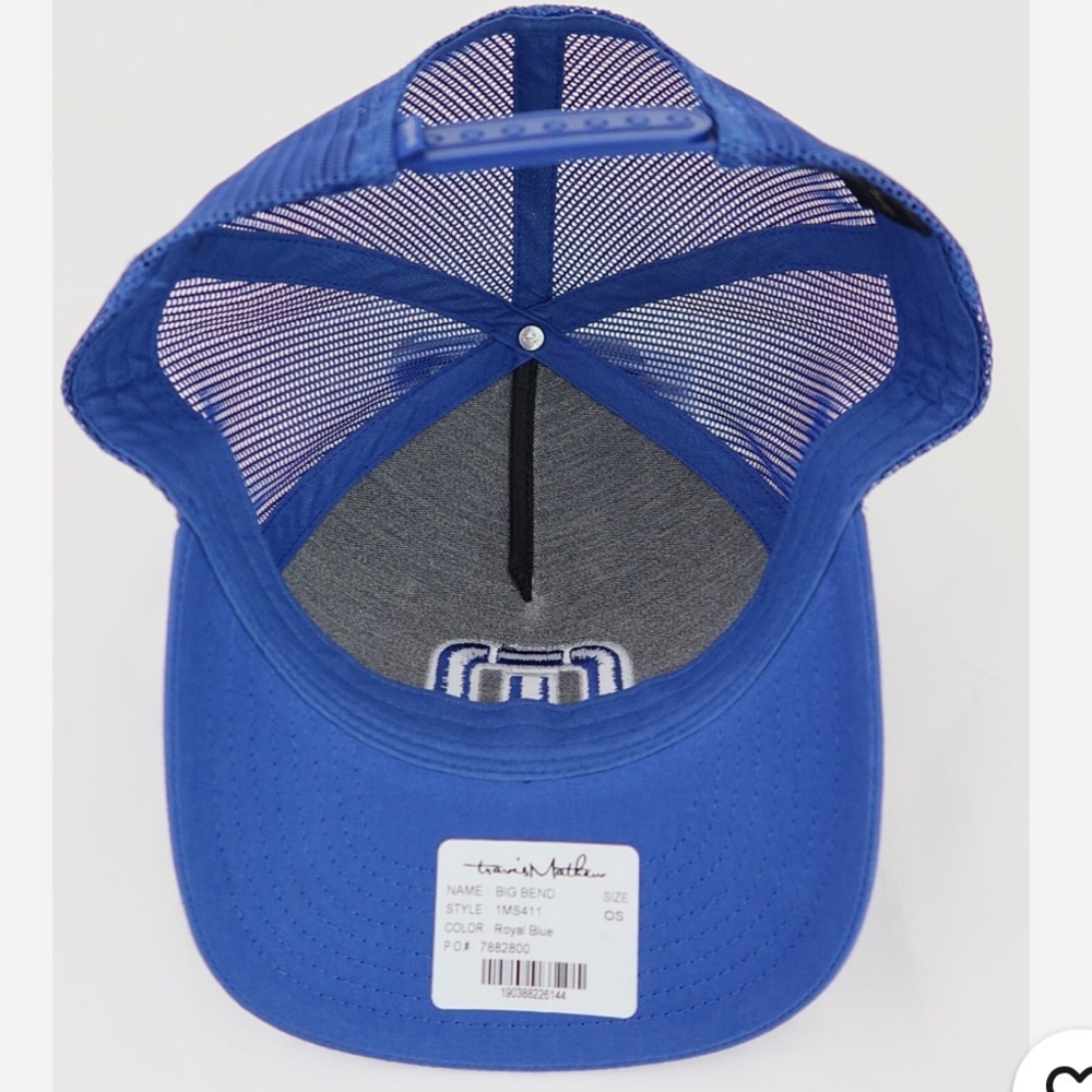 Travis Mathew Blue Mesh Tour Hat - Picture 6 of 9